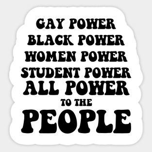 ALL POWER Sticker